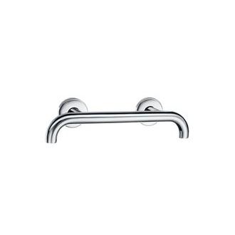 Smedbo FK803 12 in. Curved Grab Bar in Polished Stainless Steel from the Living Collection